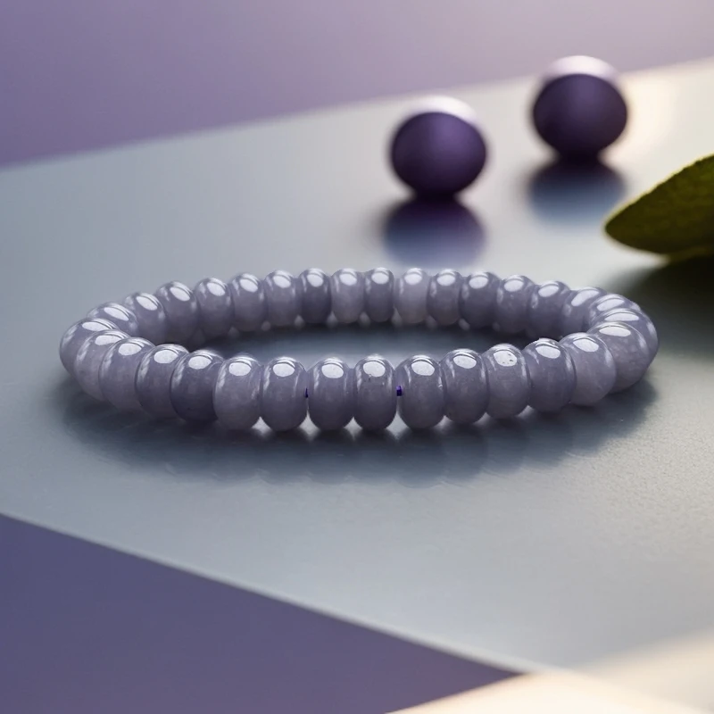 605号精品高货烟紫算盘珠手串10mm多样性发一件