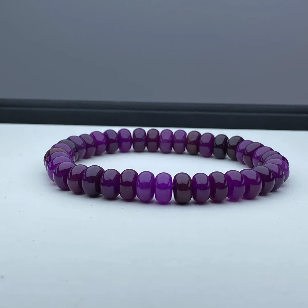 495号精品高货紫苏算盘珠手串8mm多样性发一件