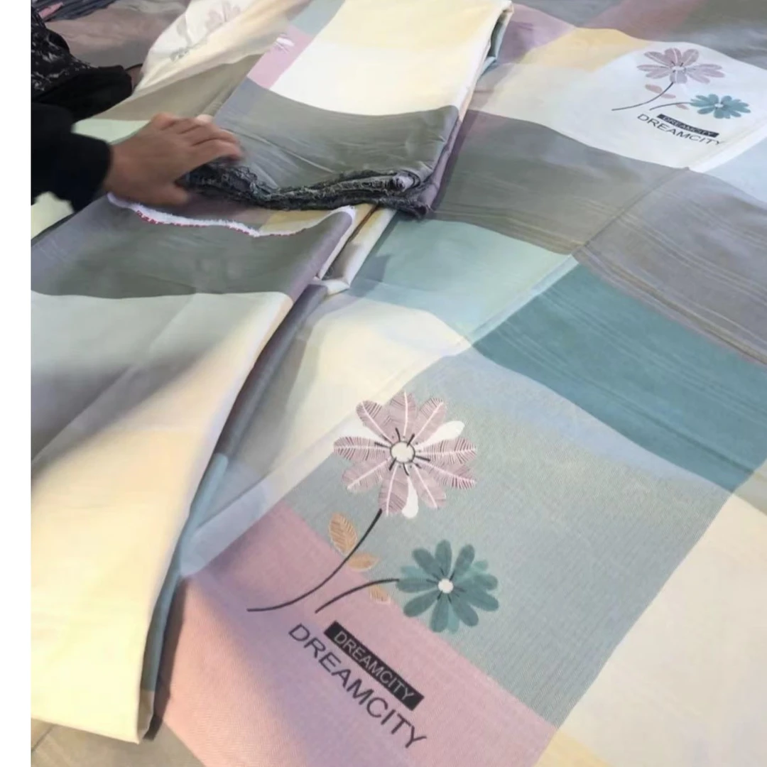 加厚双人细纹粗布床单时尚