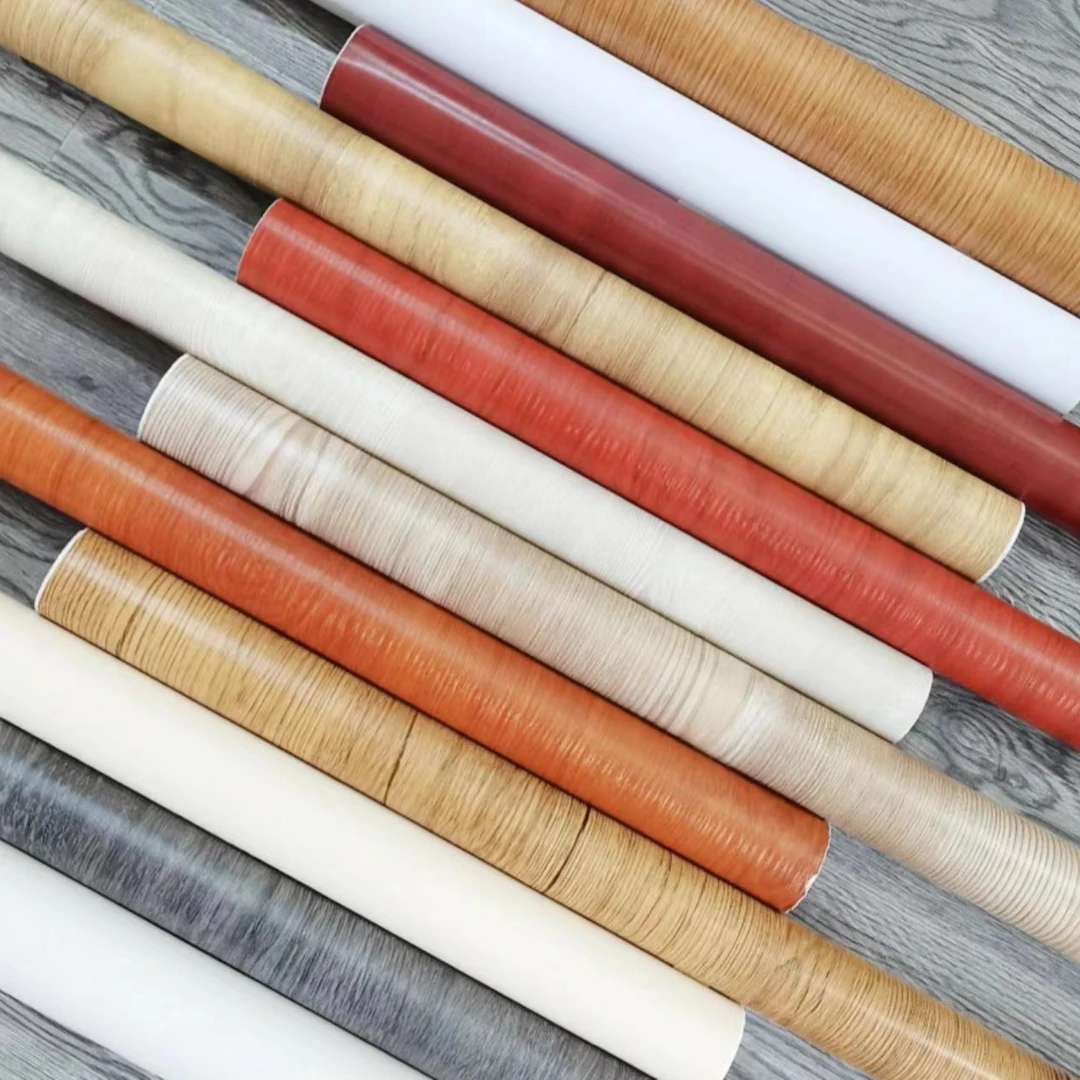 加厚防水家具翻新贴纸木纹贴纸壁纸自粘墙纸卧室客厅衣柜房门墙贴