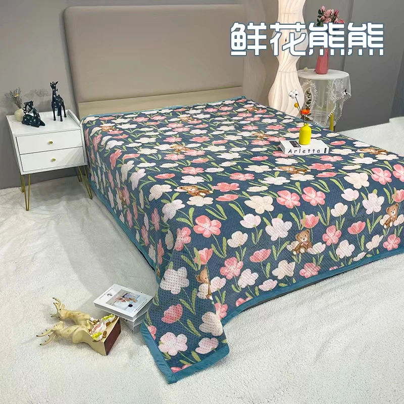 2023秋冬牛奶绒亲肤双人盖毯200×230