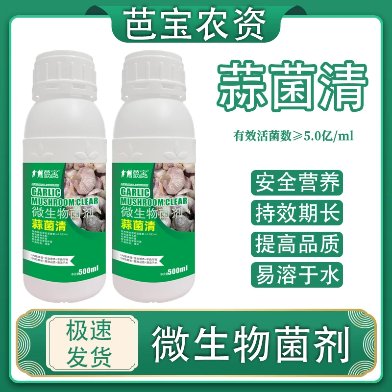 大蒜种植专用微生物品质肥生根养根腐烂干叶黄叶预防土传菌剂
