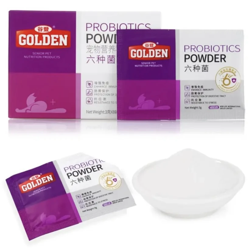 谷登猫用益生菌 六种菌猫咪肠胃宝成猫幼猫通用一盒（3gx8袋）