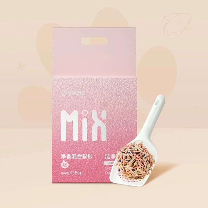 网易严选除臭增香猫砂四合混合豆腐膨润土猫砂