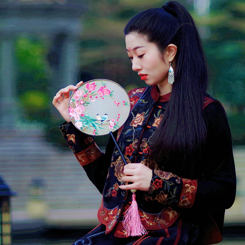 马面裙中国风高端刺绣传统春夏日常立领衬衫民族风新中式早春款