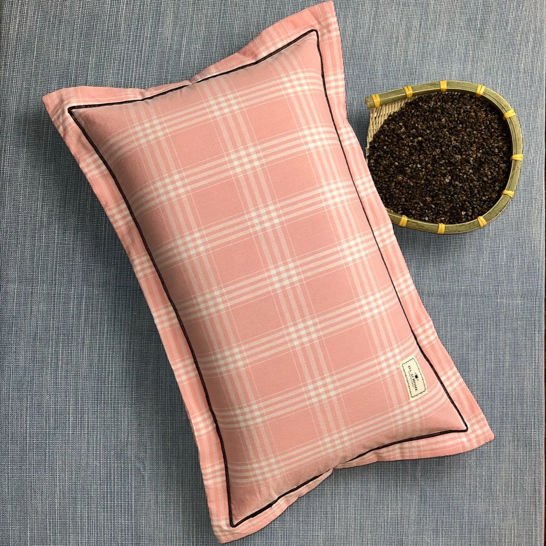 全棉水洗棉荞麦壳成人学生护颈枕头家居宿舍必备枕芯荞麦皮