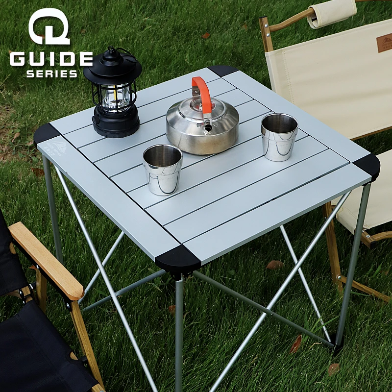 步林GuideSeries户外折叠桌铝合金桌钓鱼桌野营装备桌野餐桌露营
