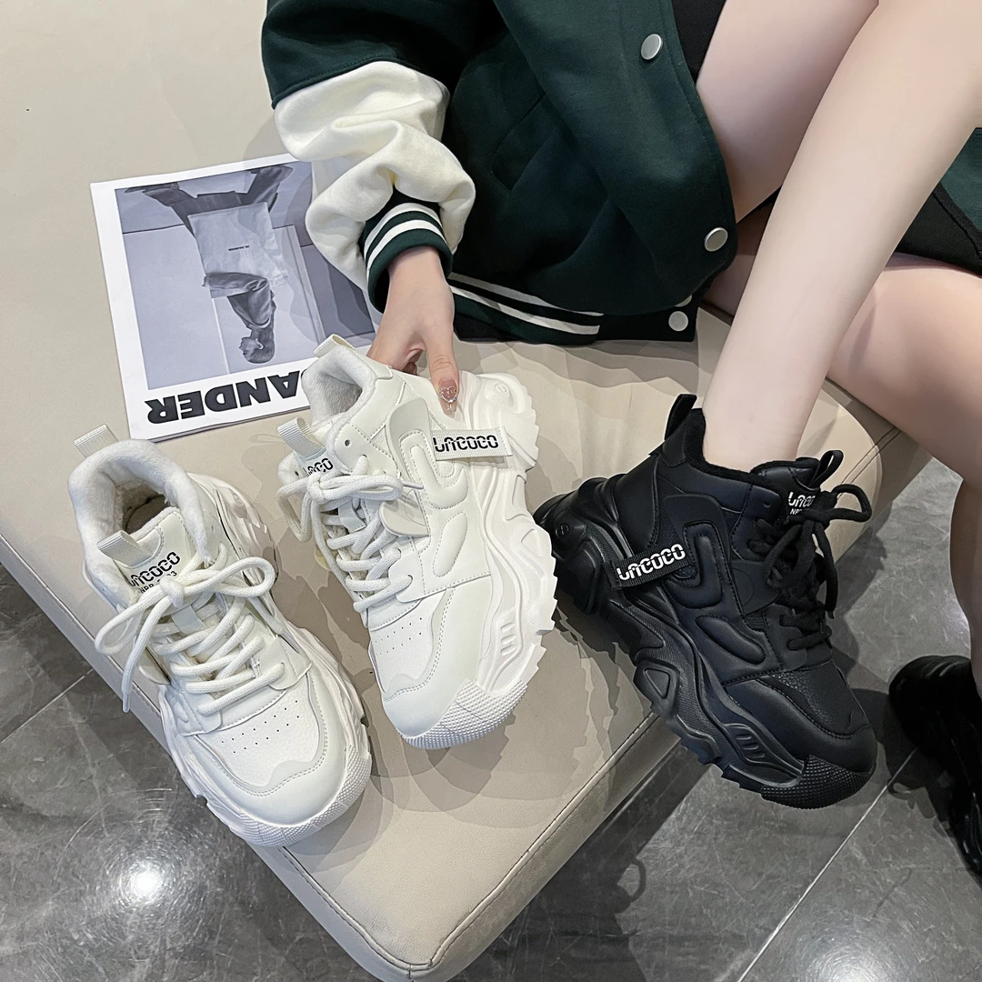 女鞋运动鞋百搭老爹鞋厚底秋冬季X检GL5292-2