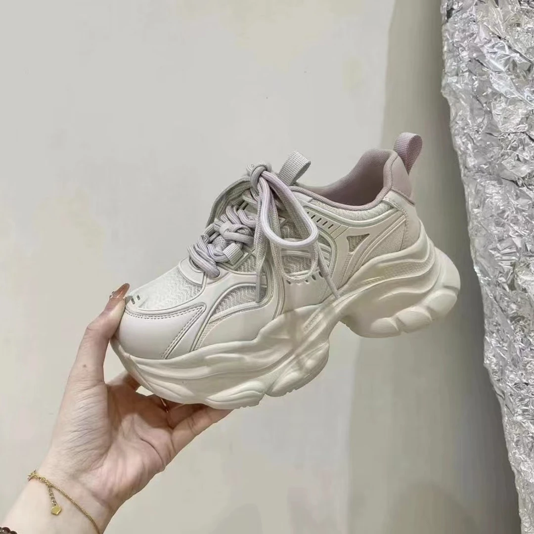 Cette SaisonQ 增高7cm 夏季百搭透气厚底女鞋 CS-4SKA918