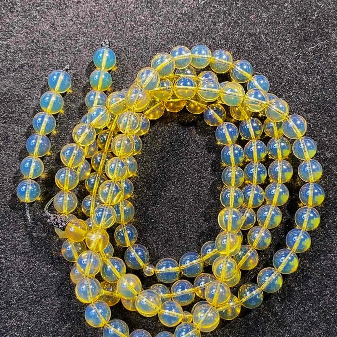 【闪购商品】琥珀手链未镶嵌逝*墨西哥顶级天空蓝