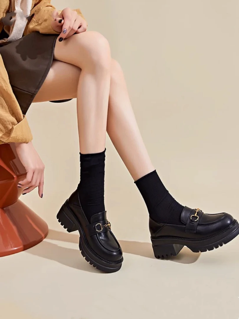 E195甜心家高帮亲子堆堆袜5双