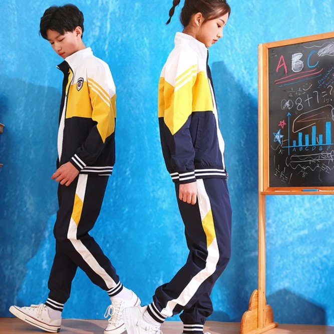 幼儿园园服春秋套装小学生校服运动学院高中班服套装Y812