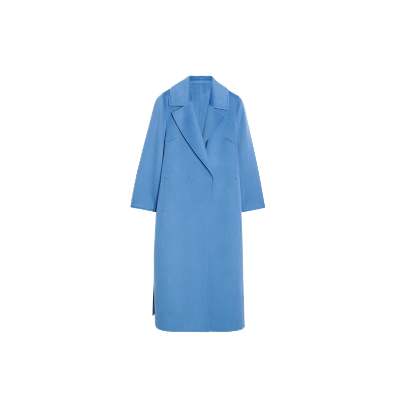 【阳阳专属】-经典A摆正肩长款系带外套CWF112003B