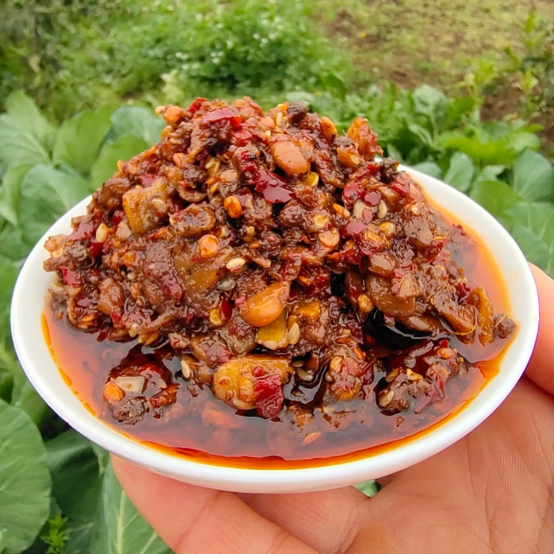 【麻辣豆瓣酱】湖北农家纯手工无添加麻辣火锅底料炒菜拌饭450g包邮