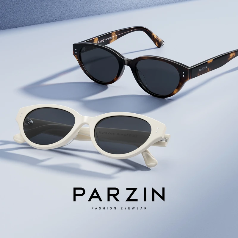 帕森新品太阳镜范丞丞明星同款猫眼墨镜琥珀流光摩登复古镜PZ7798