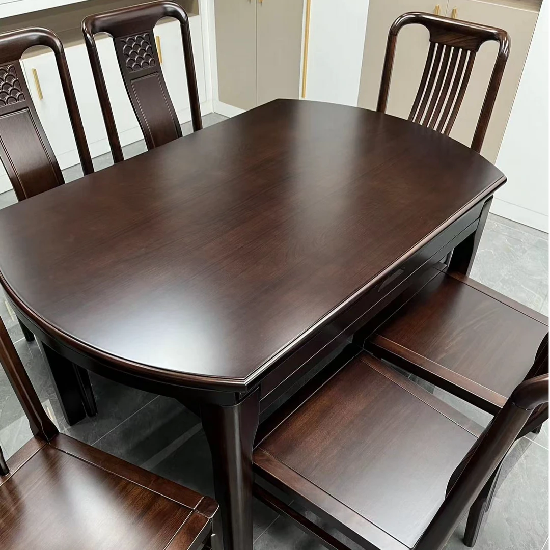 【年终钜惠】整装全榫卯椅子实木四轨全实木餐桌椅餐桌椅2025年新款