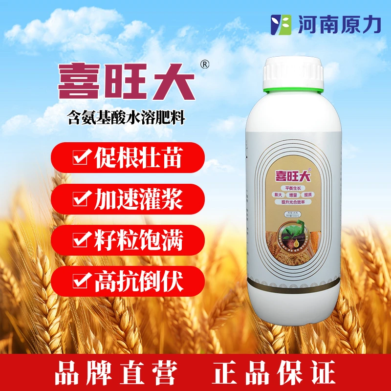 喜旺大小麦玉米水稻叶面肥壮苗抗倒伏促分蘖返青灌浆高产增产肥
