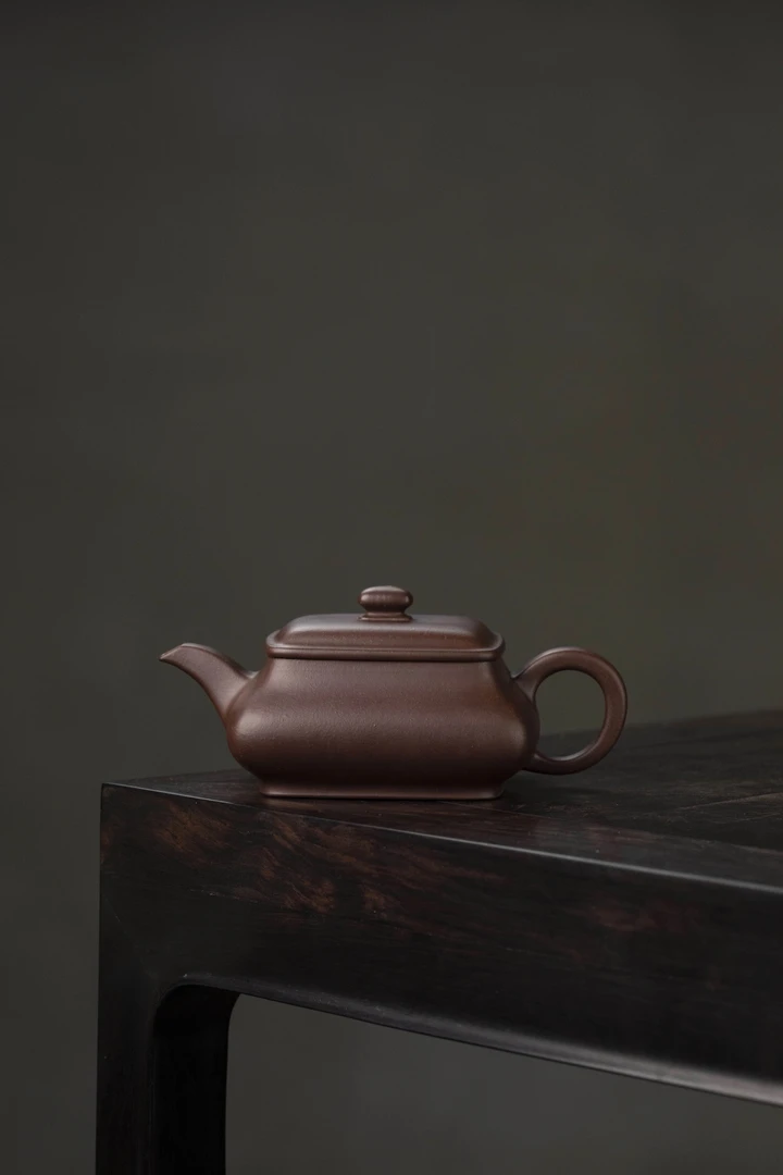 四方明炉/原矿紫泥/龚杰 全手工制作/宜兴紫砂壶