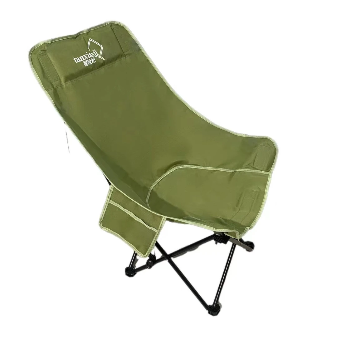 二档户外折叠躺椅  折叠椅便携式野外平稳沙滩椅