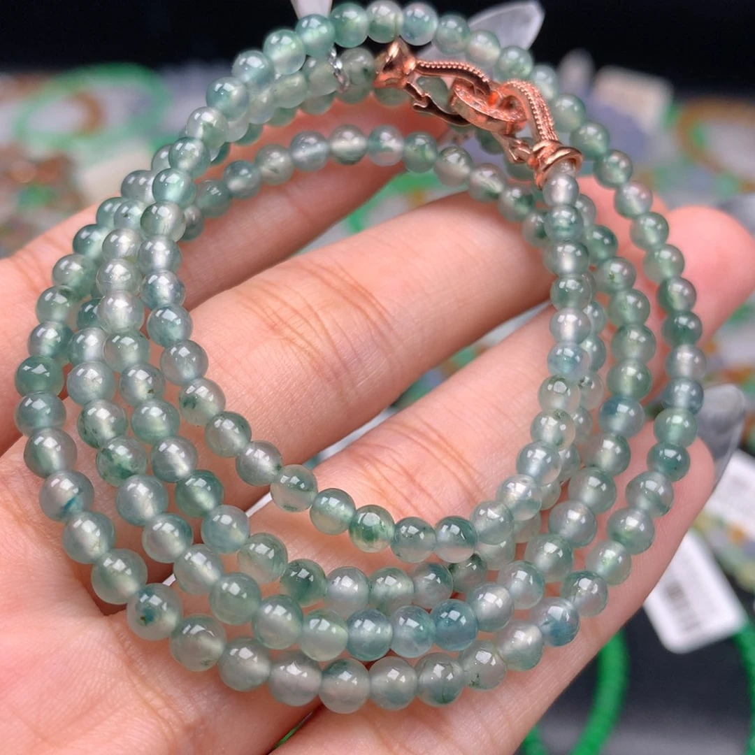 翡翠手链未镶嵌卡