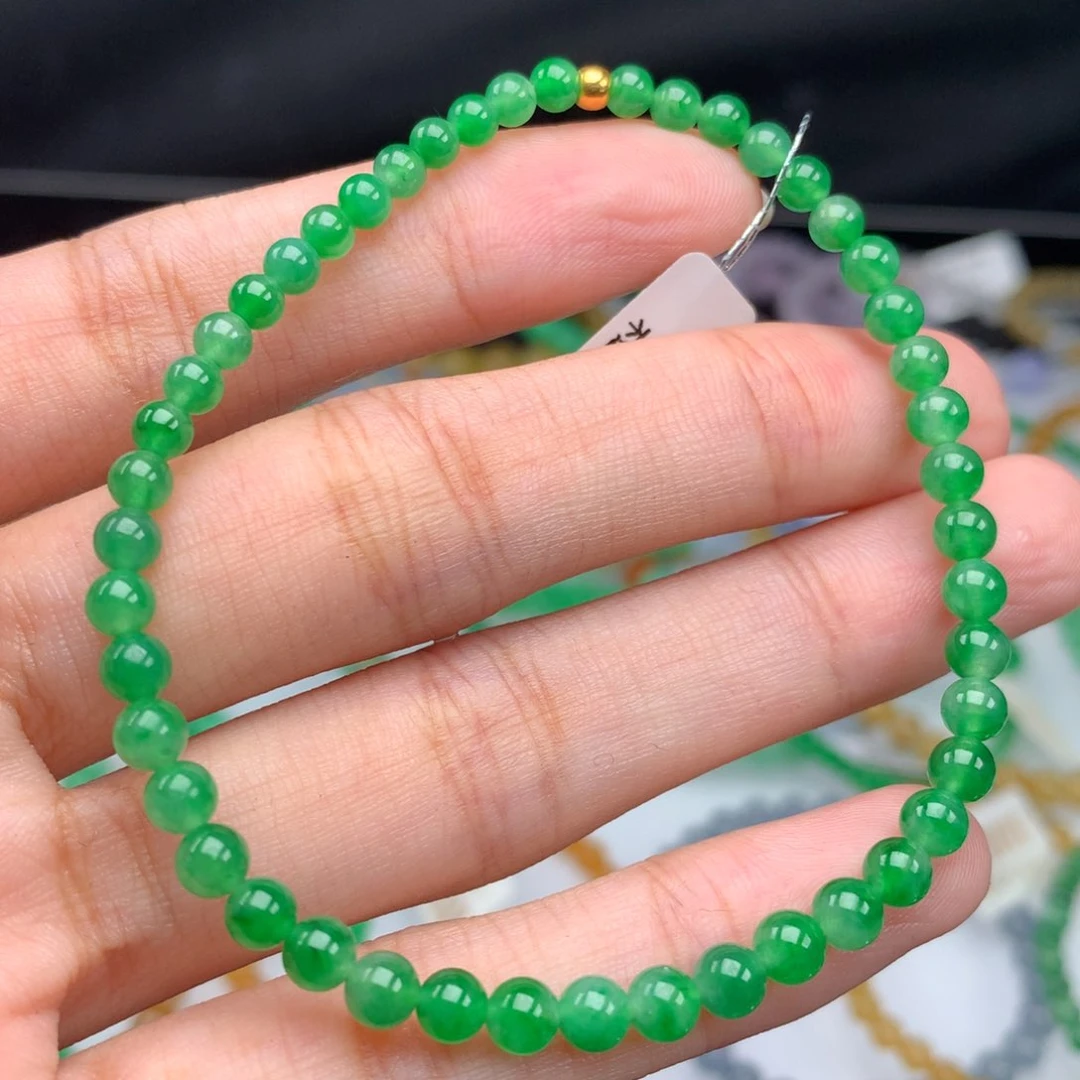翡翠手链未镶嵌卡