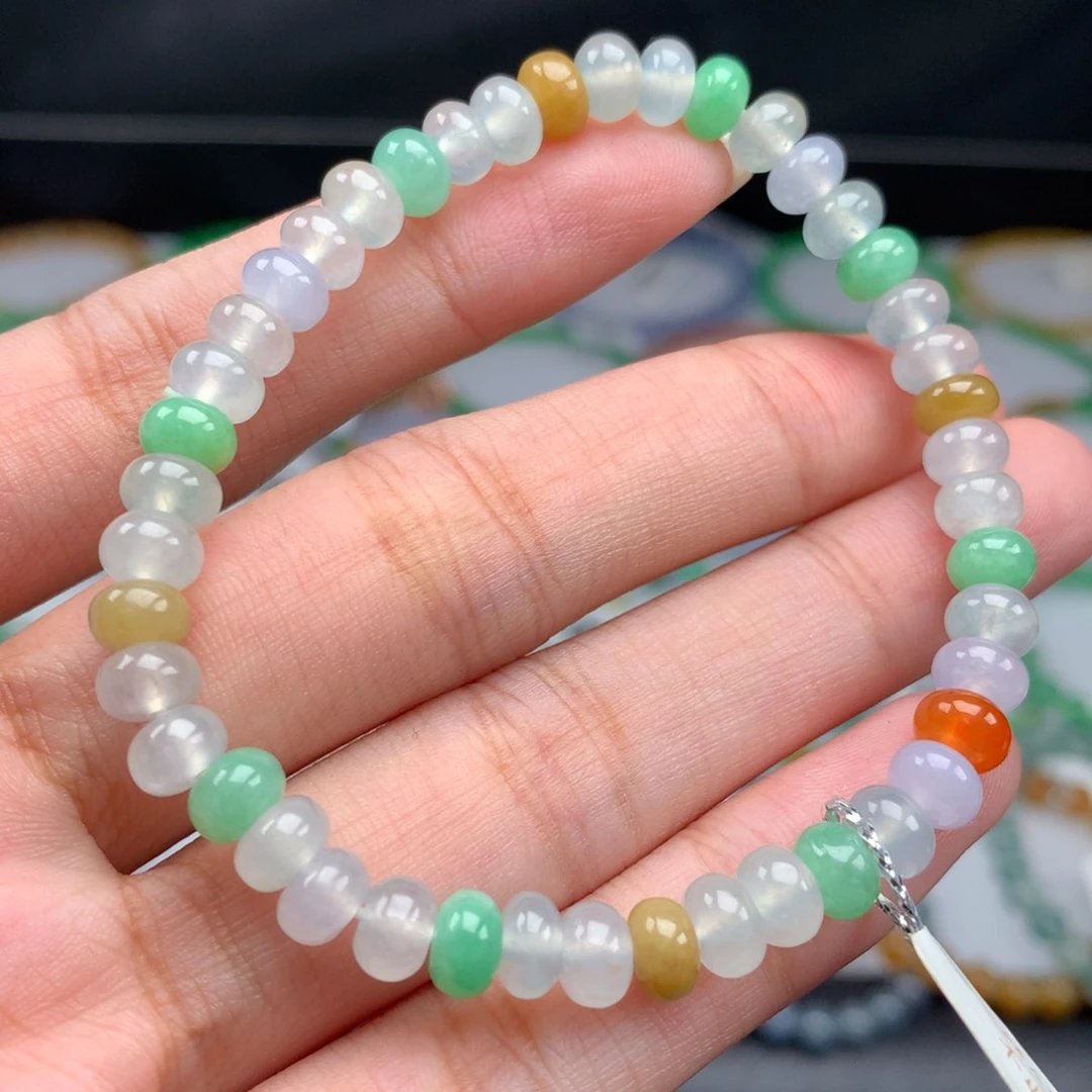 翡翠手链未镶嵌卡