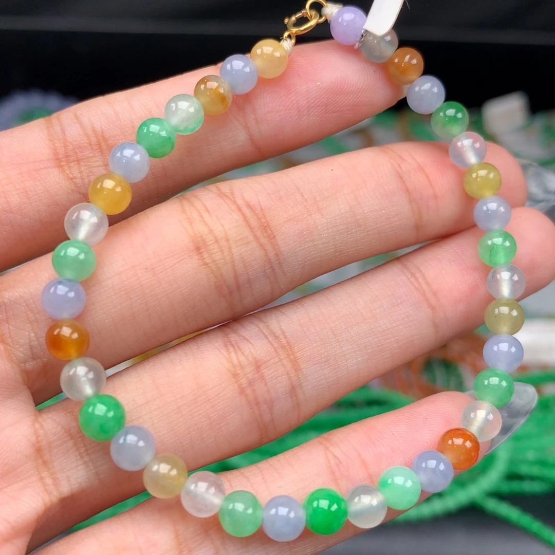 翡翠手链未镶嵌卡