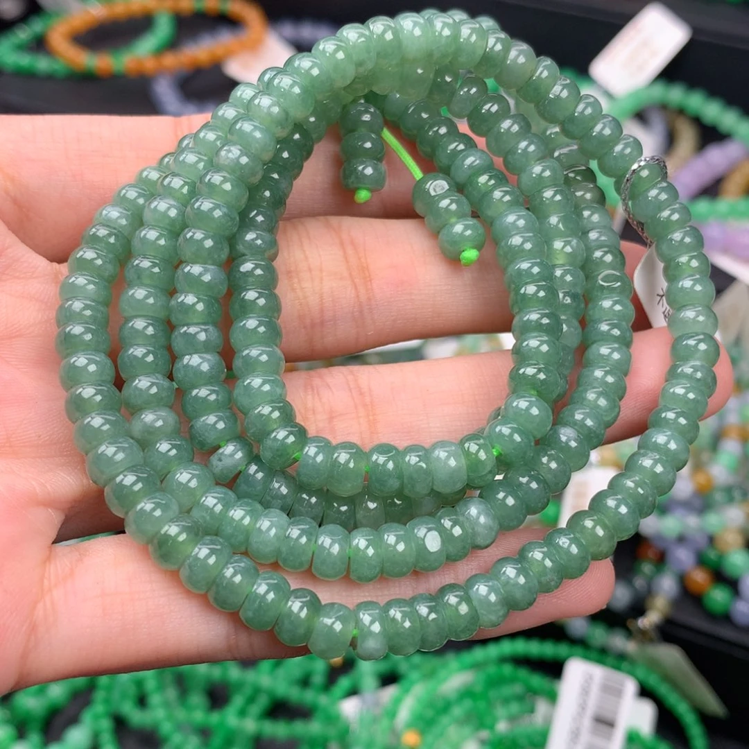 翡翠手链未镶嵌卡