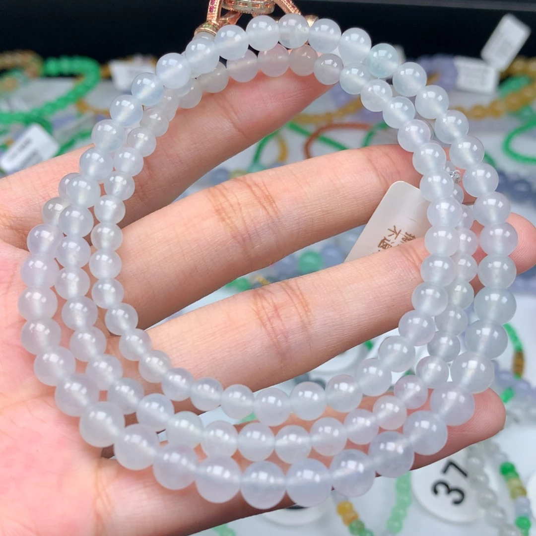 翡翠手链未镶嵌卡