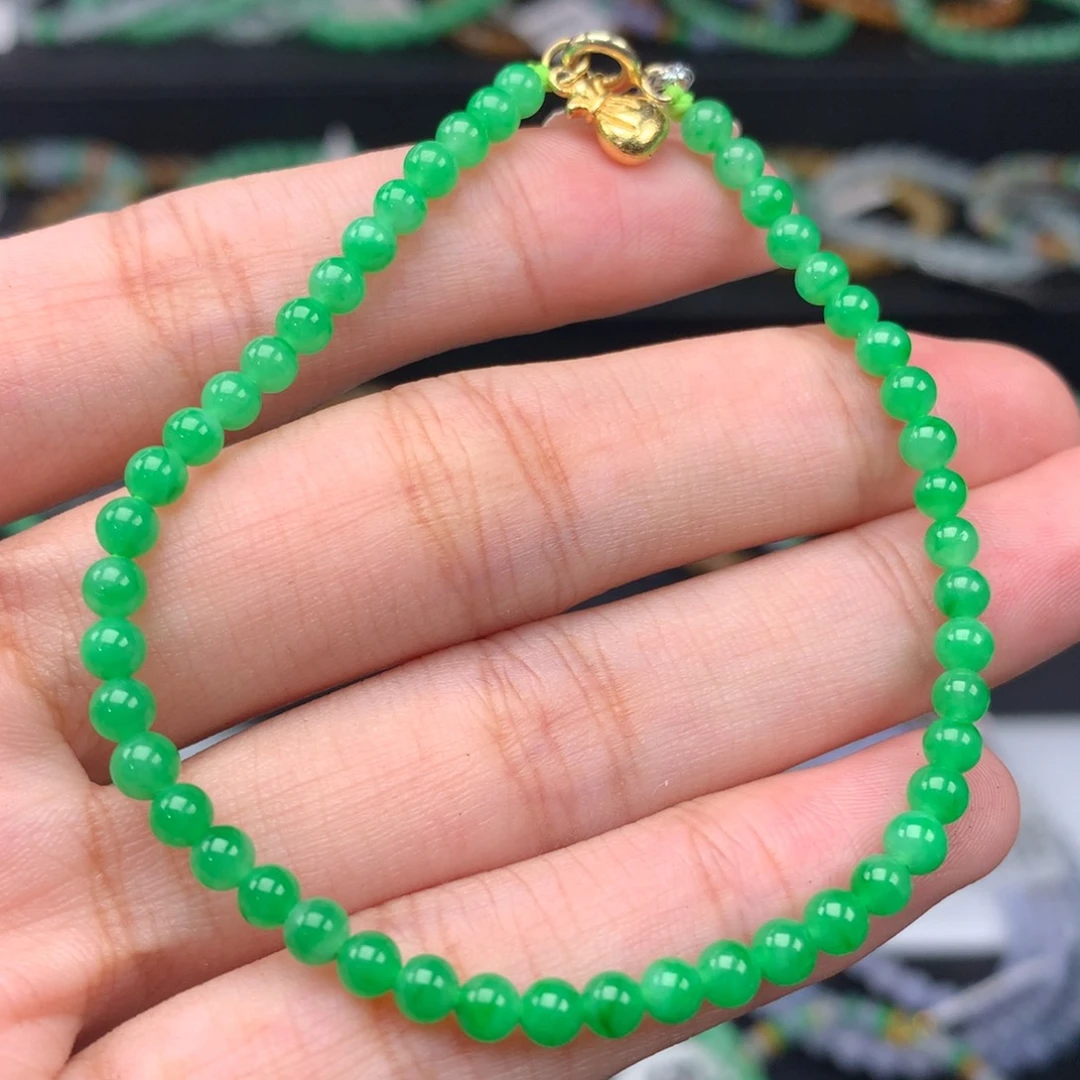 翡翠手链未镶嵌卡