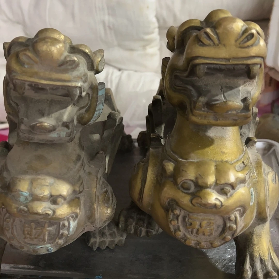 【闪购商品】梁黄铜摆件工艺品手摆件