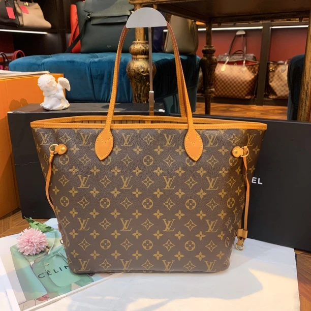 95新 LouisVuitton/路易威登 LV老花nf购物袋24080053-01