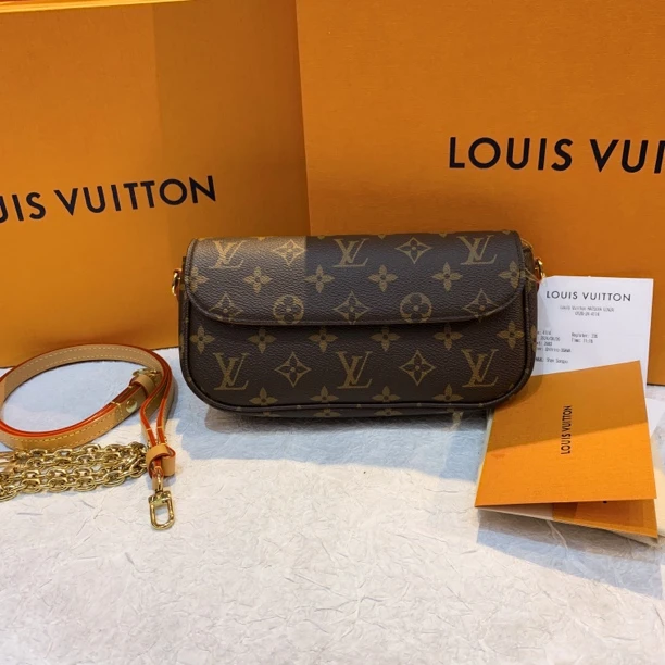 99新 LouisVuitton/路易威登 LV老花ivy单肩斜挎包24080062-01