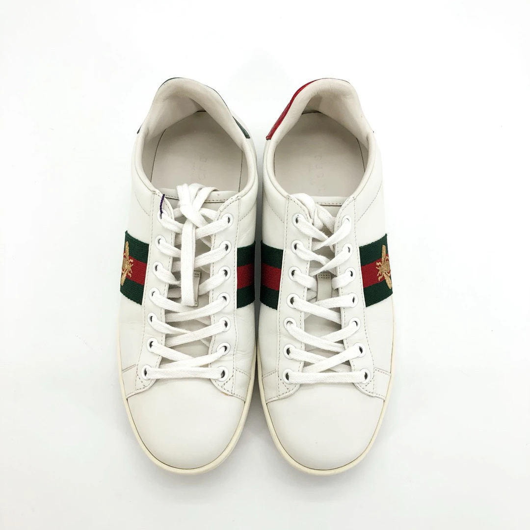 95新 GUCCI/GUCCI Gucci蜜蜂板鞋24070131-01