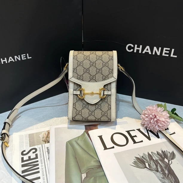 95新 GUCCI/古驰 Gucci老花手机包 24070006-02