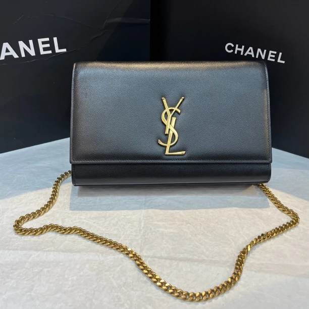 95新 YSL/圣罗兰 YSL黑色kate包 24070156-13