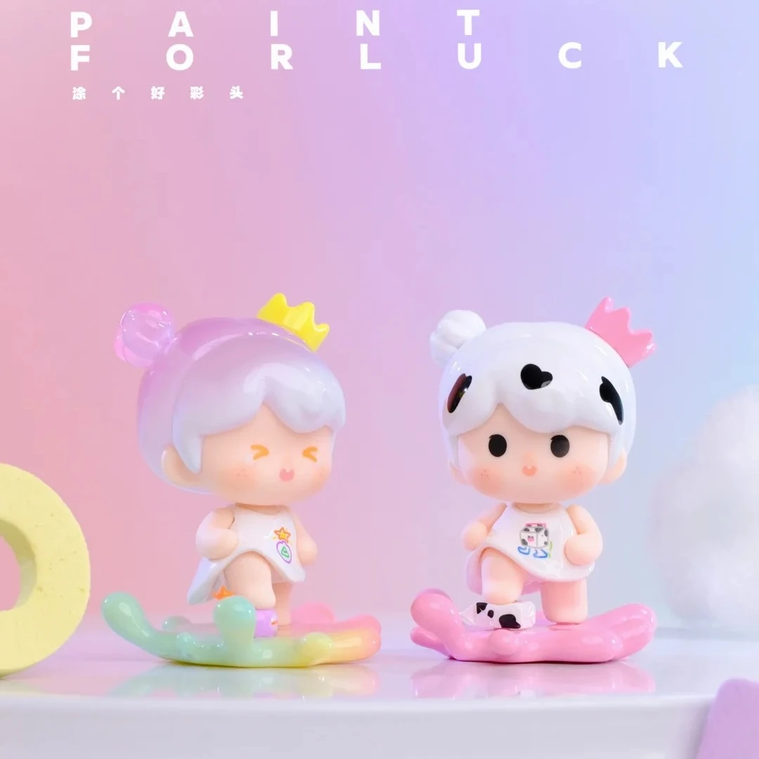 【栗子拆盒】YOYO涂个好彩头系列MINI盲盒潮玩摆件