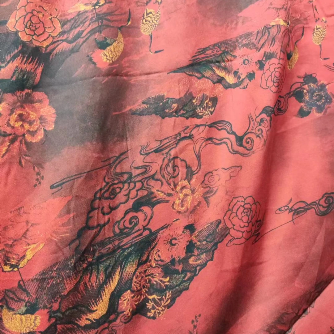 新款面料染底贡缎布料裁剪不退换【E130】