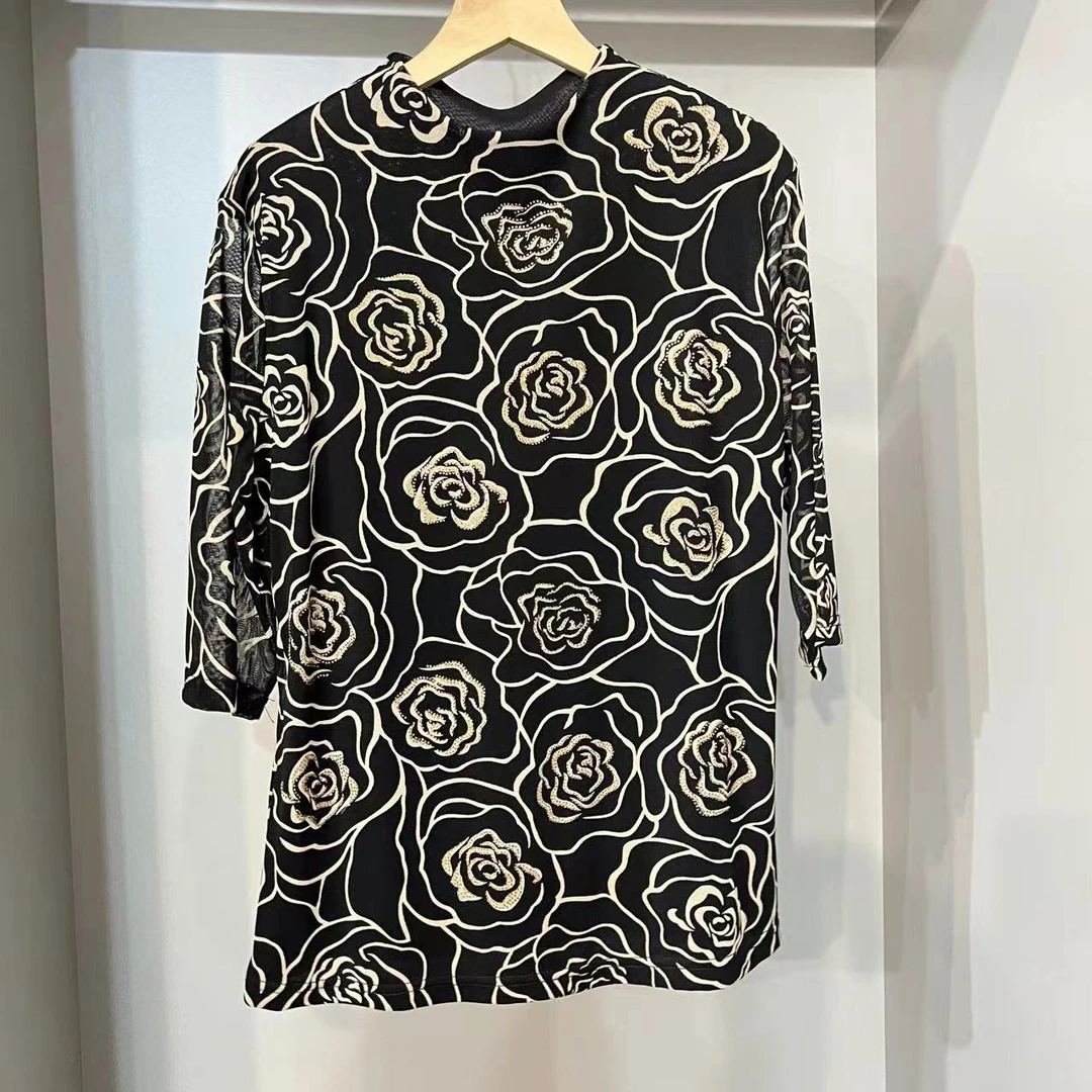 FL时尚休闲百搭女士夏季潮流印花圆领T恤【95018】