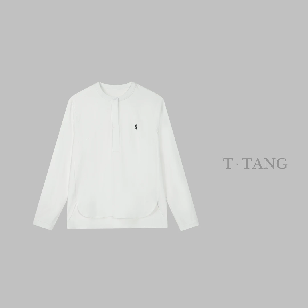 春季210g40支丝光罗马棉时尚休闲百搭长袖打底【6663】NN