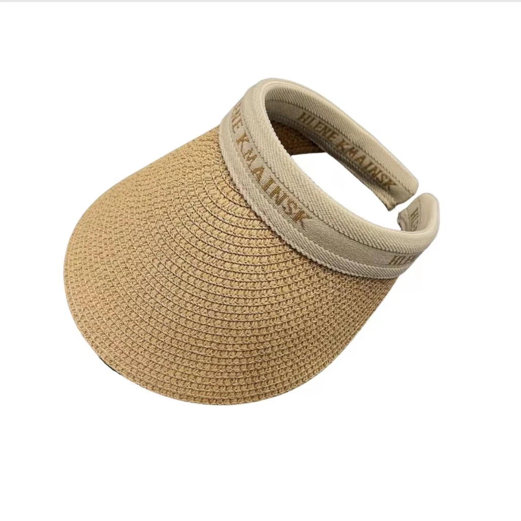 日系户外秋季草帽时尚百搭同色字母网红韩版防晒帽【3302】TT