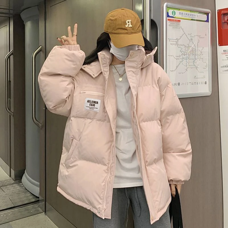 羽绒服新款爆款秋季韩系宽松外套袄短款羽绒衣女士女款加