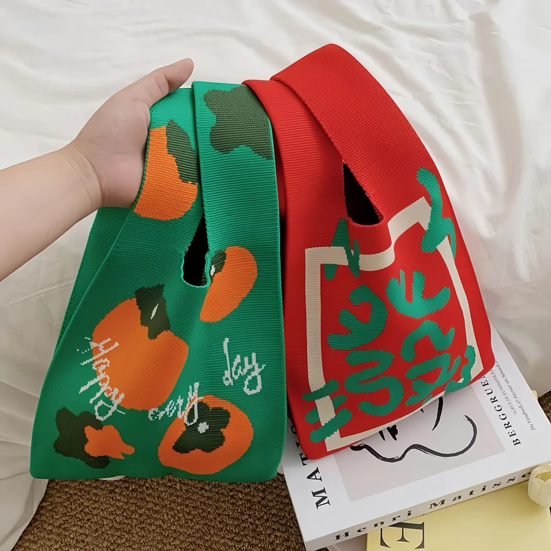 春款原创设计师手拎包便当包百搭休闲妈咪包文艺个性网红ins包