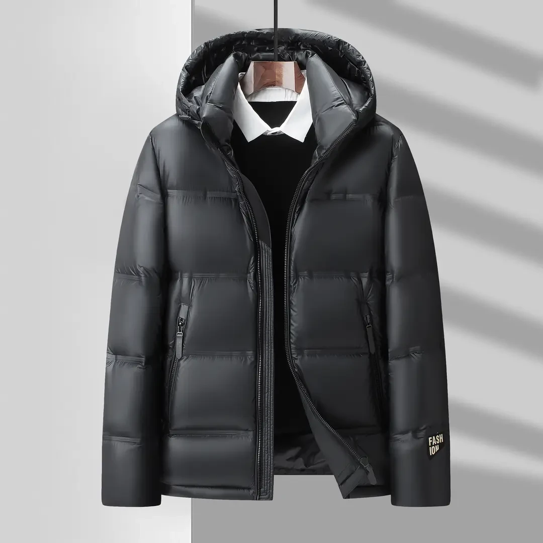 90绒白鸭绒黑武士羽绒服男女同款2023冬季加厚保暖冬季男装外套潮