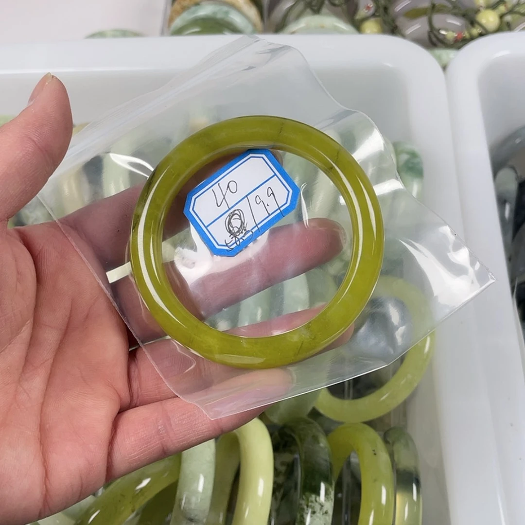 【闪购商品】蛇纹石玉手镯合金