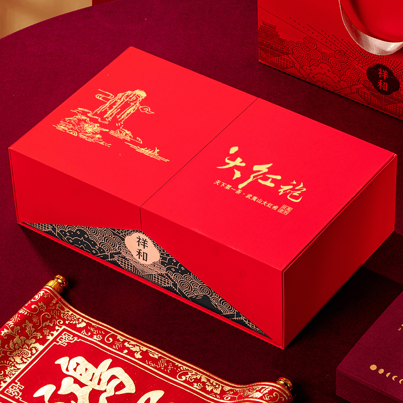 武夷岩茶大红袍茶叶过年送礼礼品茶岩茶大礼盒装250克