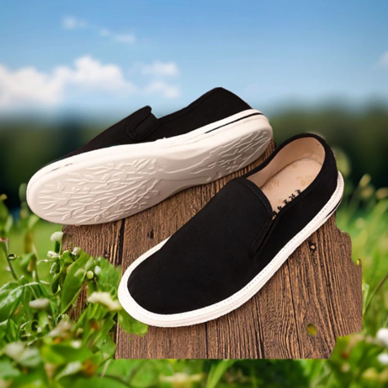 男士轻便透气千层底软底休闲上班老北京高贵上档次男布鞋