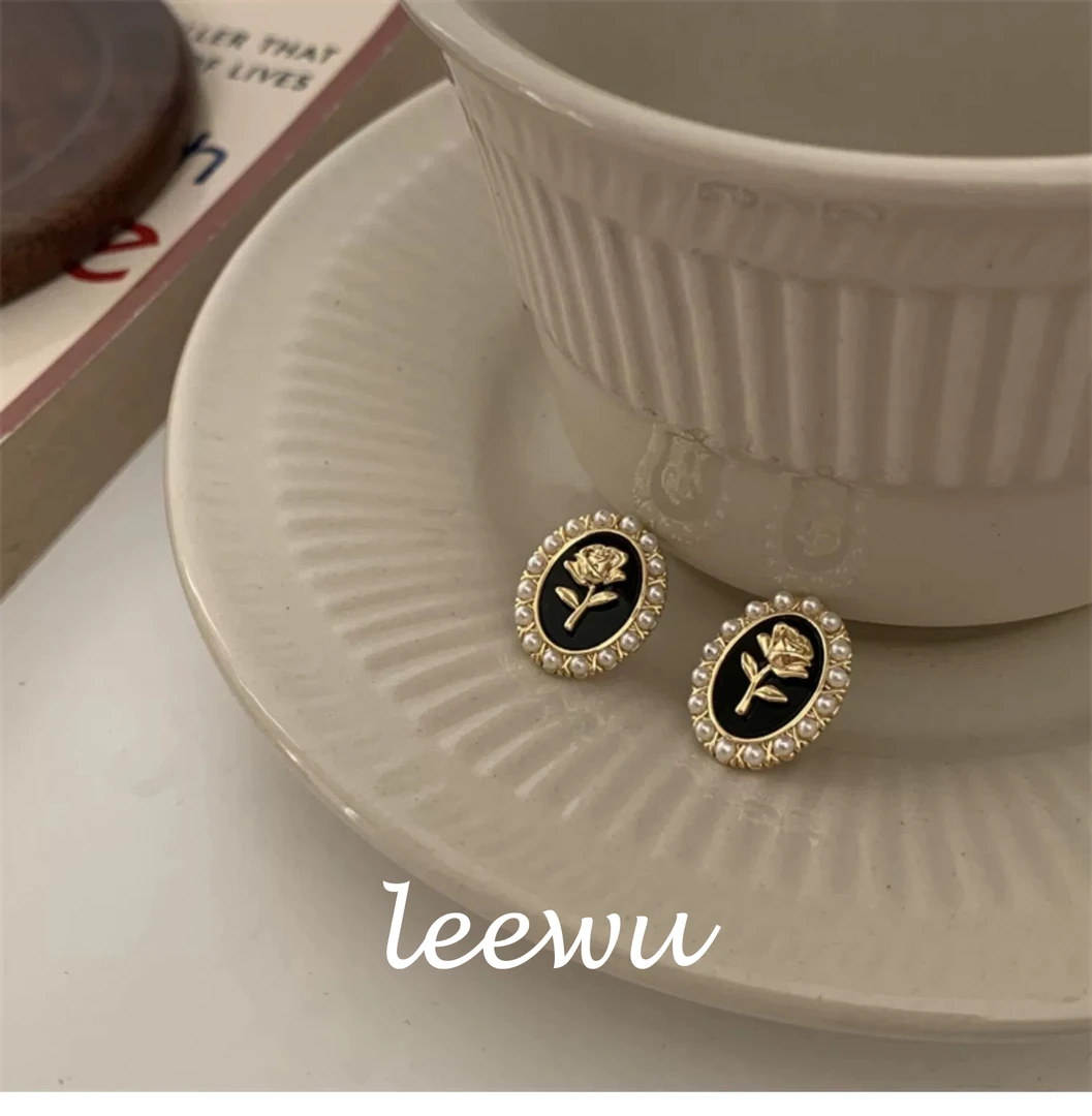 合金耳饰 LEEWU里物【花海】小香风气质轻奢耳环