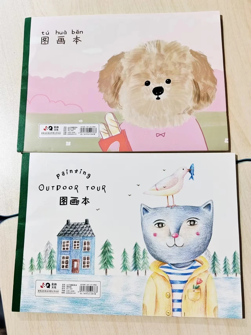 金权加厚纸张图画本