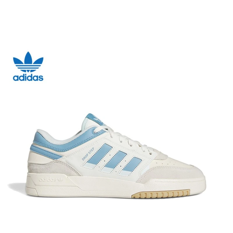 Adidas阿迪达斯三叶草DROP STEP LOW男女运动低帮复古板鞋HQ7127